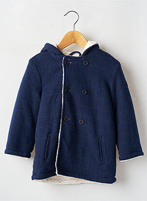 Manteau long bleu MAYORAL pour garçon