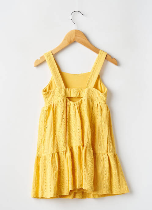 Robe mi-longue jaune MAYORAL pour fille
