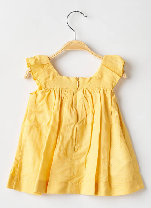 Robe mi-longue jaune MAYORAL pour fille