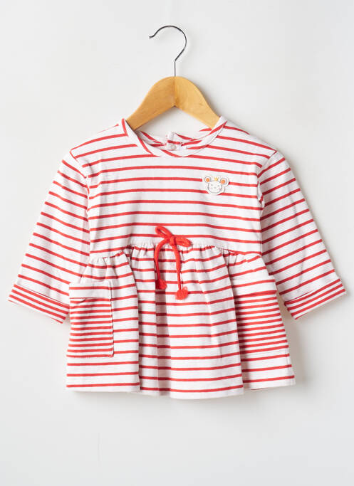 Robe mi-longue rouge MAYORAL pour fille