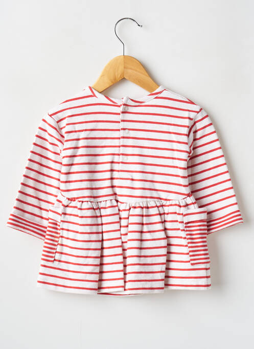 Robe mi-longue rouge MAYORAL pour fille
