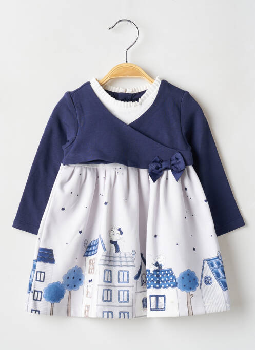 Robe mi-longue violet MAYORAL pour fille