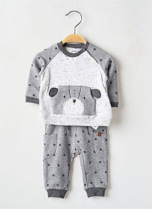 Ensemble pantalon taille élastique gris MAYORAL garcon