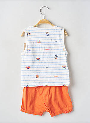Ensemble short tissage jersey orange MAYORAL garcon