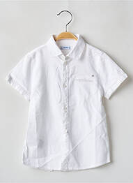 Chemise manches courtes poches blanc MAYORAL garcon