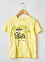 T-shirt jaune MAYORAL pour garçon seconde vue