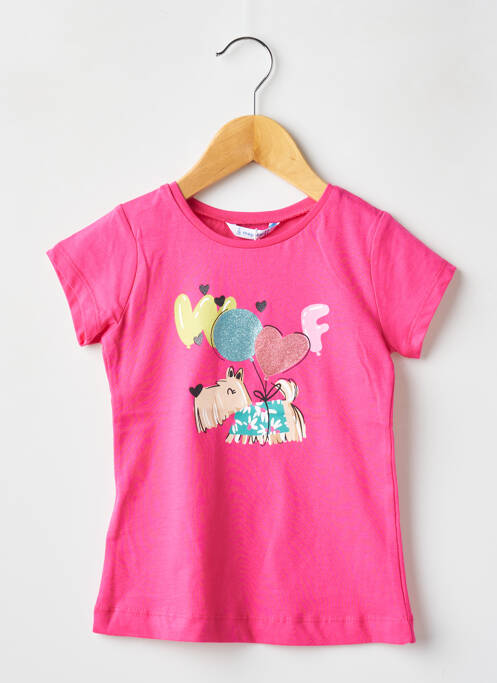 T-shirt rose MAYORAL pour fille