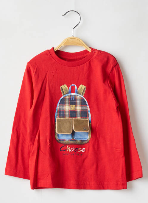 T-shirt rouge MAYORAL pour garçon