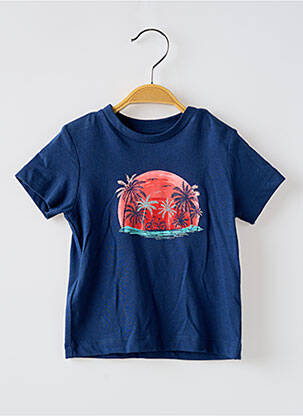 T-shirt stretch manches courtes bleu MAYORAL garçon
