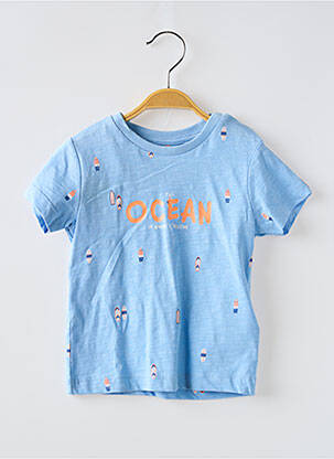 T-shirt stretch manches courtes bleu MAYORAL garçon
