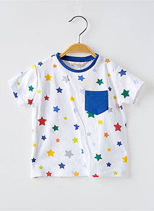 T-shirt stretch manches courtes blanc MAYORAL garçon