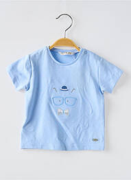 T-shirt stretch manches courtes bleu MAYORAL garcon