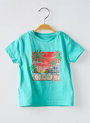 T-shirt stretch manches courtes vert MAYORAL garçon