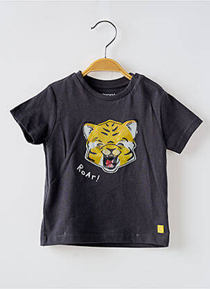T-shirt stretch manches courtes gris MAYORAL garçon
