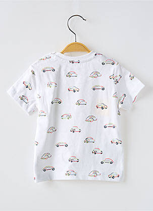 T-shirt stretch manches courtes blanc MAYORAL garçon
