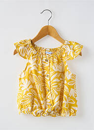 Blouse manches courtes manches courtes jaune MAYORAL fille