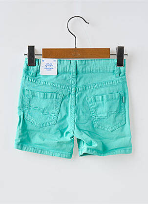 Short tissage popeline taille ajustable bleu MAYORAL garçon