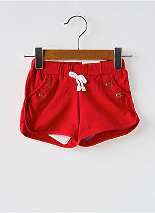 Short stretch taille ajustable rouge MAYORAL fille