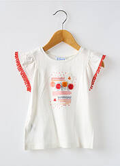 T-shirt blanc MAYORAL pour fille seconde vue