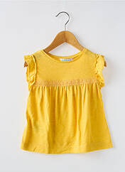 T-shirt jaune MAYORAL pour fille seconde vue