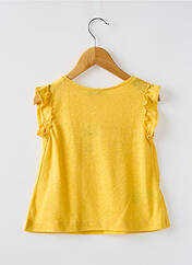 T-shirt jaune MAYORAL pour fille seconde vue