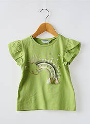 T-shirt vert MAYORAL pour fille seconde vue