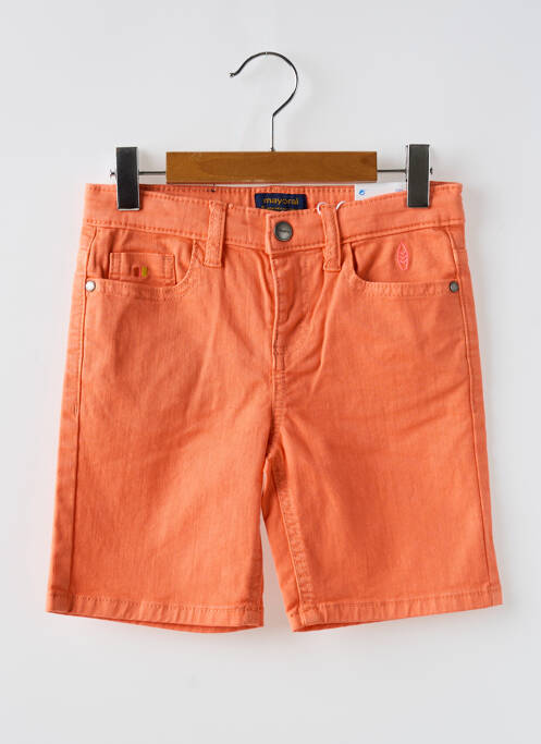 Bermuda orange MAYORAL pour garçon