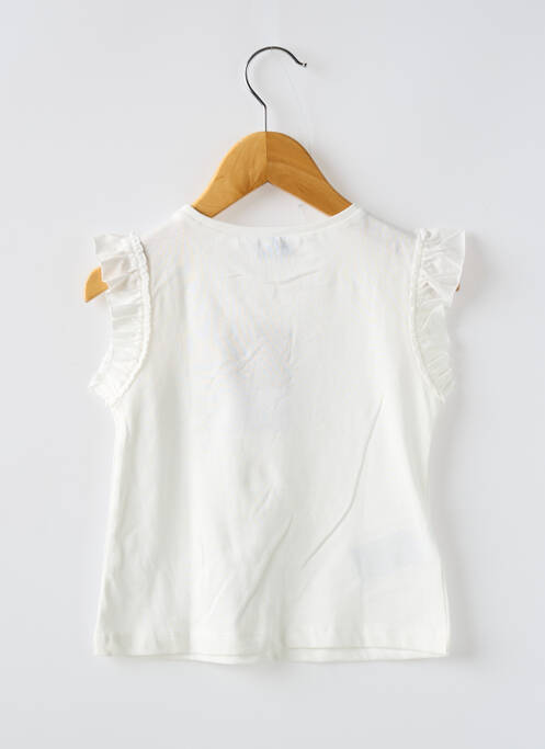 T-shirt blanc MAYORAL pour fille