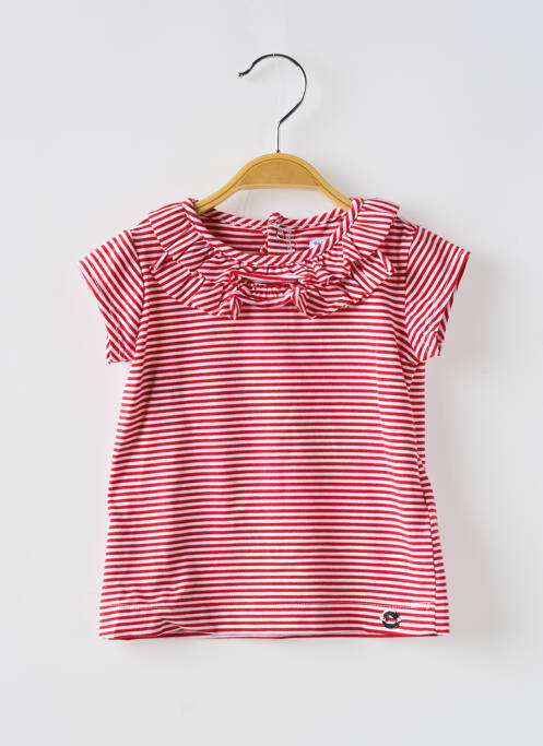 T-shirt rouge MAYORAL pour fille