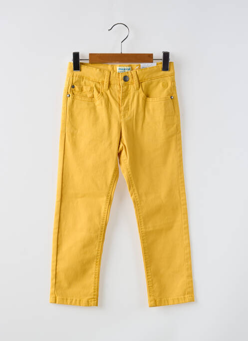 Pantalon slim jaune MAYORAL pour garçon