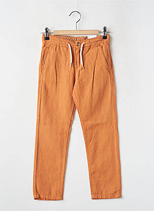 Pantalon chino taille élastique taille élastique orange MAYORAL garcon