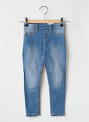 Jeans skinny poches taille élastique bleu MAYORAL fille