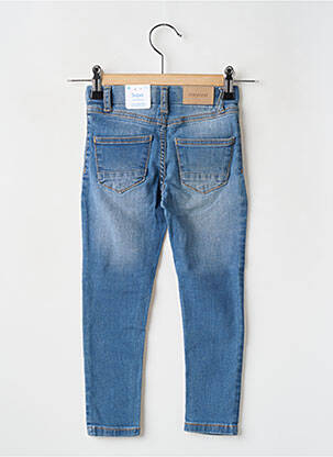Jeans skinny poches taille élastique bleu MAYORAL fille