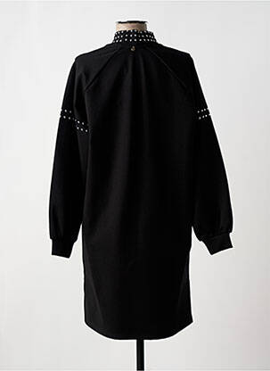 Robe mi-longue manches longues manches longues noir LOLA CASADEMUNT femme