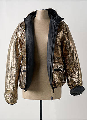 Doudoune manches longues a capuche or BJANKO femme