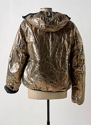Doudoune manches longues a capuche or BJANKO femme