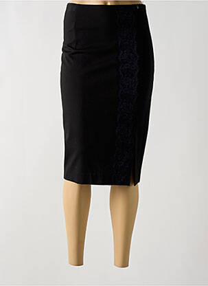 Jupe mi-longue stretch noir TWINSET femme