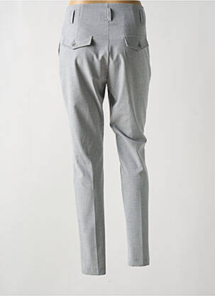 Pantalon slim stretch taille haute gris SUMMUM femme