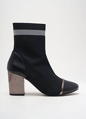 Bottines/boots matière lisse talon de 4 à 6cm noir GIOSEPPO femme