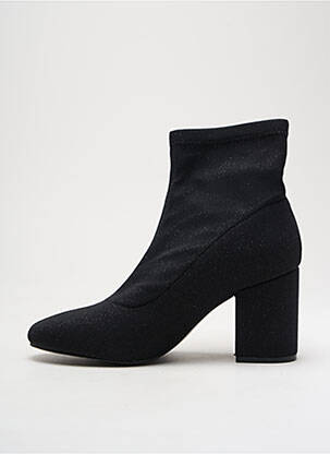 Bottines/boots tissage satiné talon de 4 à 6cm noir GIOSEPPO femme