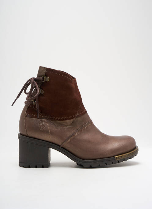 Bottines/Boots marron FLY LONDON pour femme