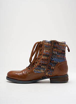 Bottines/boots fourrée talon plat jusqu'à 3cm marron JOSEF SEIBEL femme