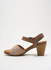 Sandales/Nu pieds marron BUNKER pour femme seconde vue