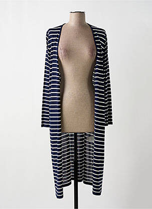 Gilet manches longues manches longues bleu PERSONA BY MARINA RINALDI femme