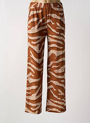 Pantalon large marron MARC CAIN pour femme