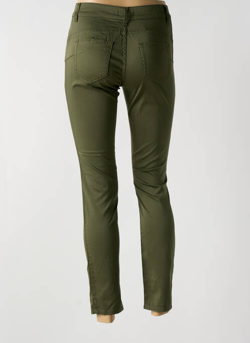 Pantalon 7/8 stretch taille normale vert LIU JO femme
