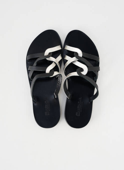 Mules/Sabots argent SANDALIA CYCLADES pour femme