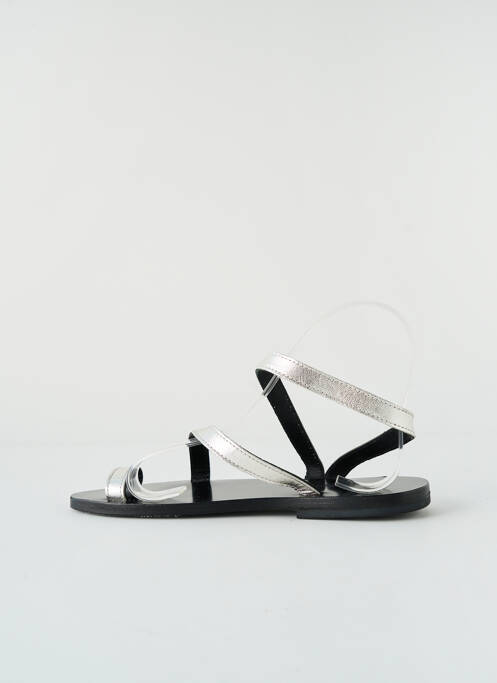 Sandales/Nu pieds argent SANDALIA CYCLADES femme