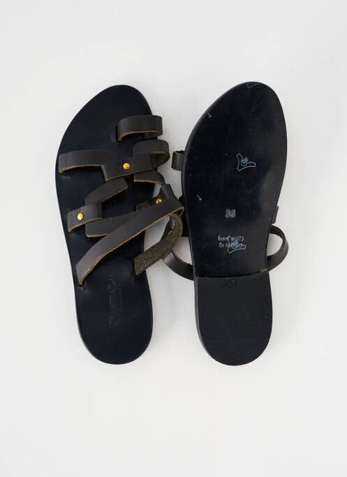 Sandales/Nu pieds noir SANDALIA CYCLADES pour femme