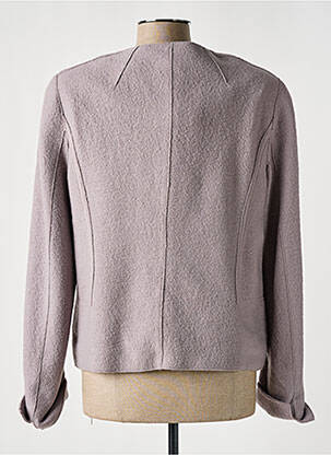 Veste casual epaulette violet LUISA CERANO femme